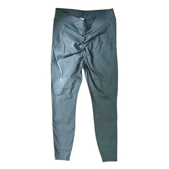 Halara UltraSculpt Crossover V Back Scrunch Butt Leggings Sz XS Pants Green - Picture 1 of 5
